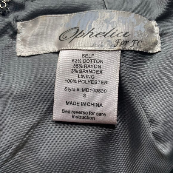 Ophelia for Francesca's Brown Shiny Dress - Picture 4 of 4